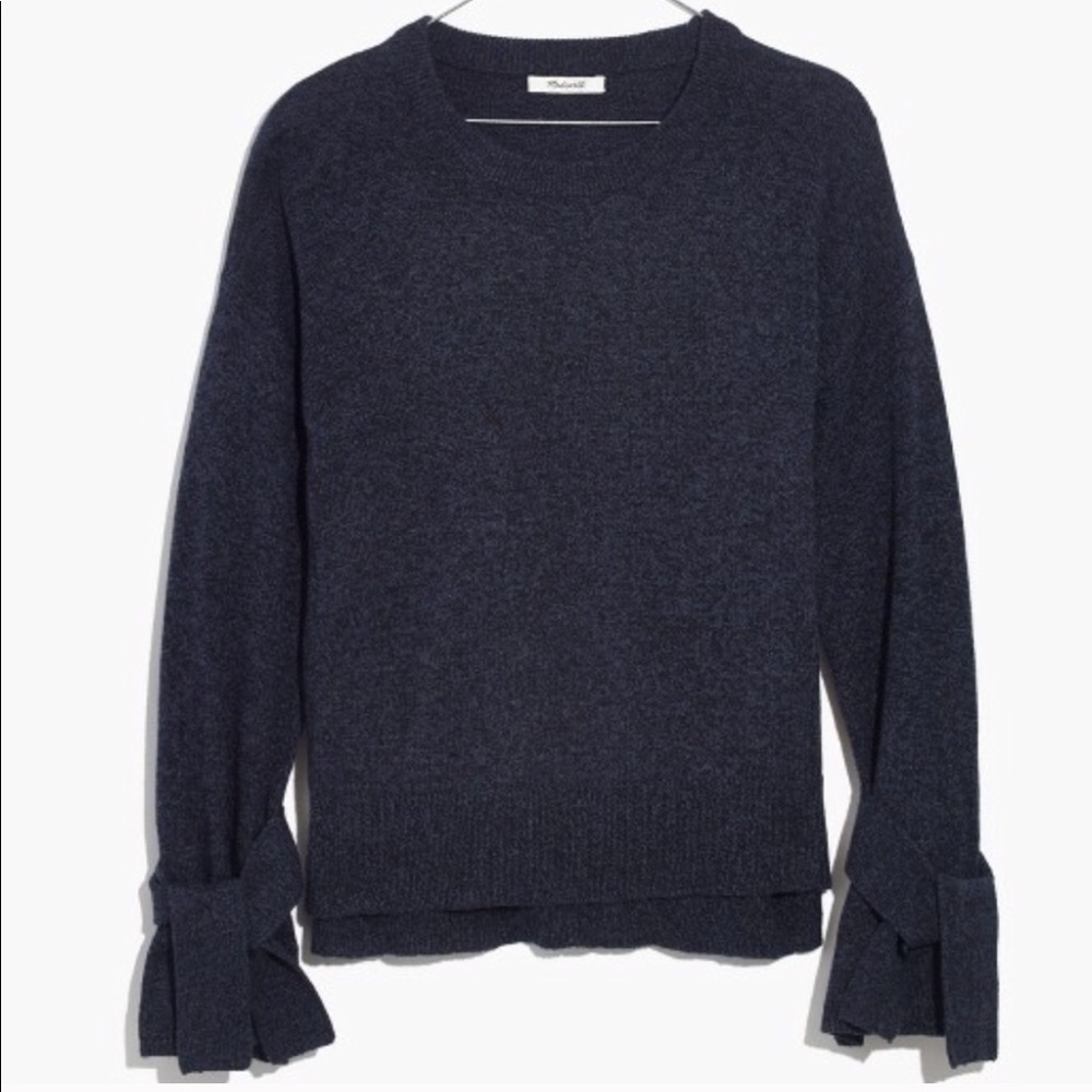 Madewell Tie Sleeve Sweater